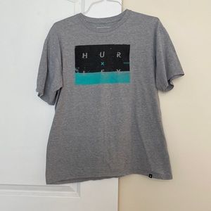 Hurley grey tshirt. Size Large.
